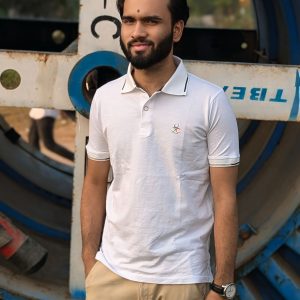 Premium PK Cotton Polo - White