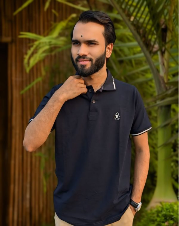 Premium PK Cotton Polo - Navy